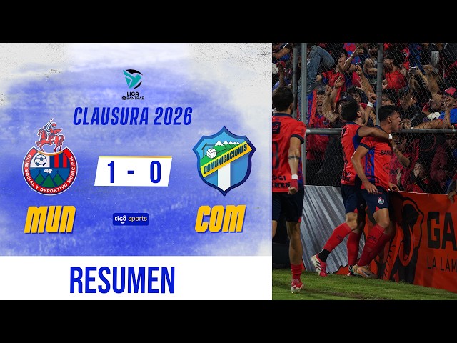 EL CLÁSICO SE PINTÓ DE ROJO | Municipal 1-0 Comunicaciones| Resumen Completo