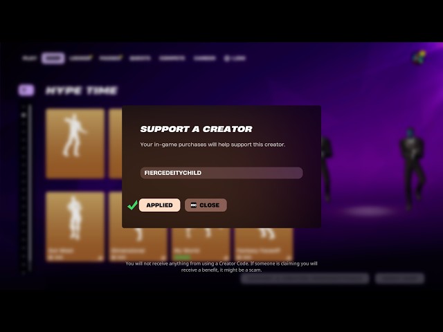 Creator Code: FIERCEDEITYCHILD btw | Fortnite live with Friends