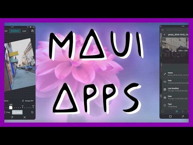 MAUI Applications: File Manager, Image Viewers, and So Many Consistency, Convergency, and Beauty!
