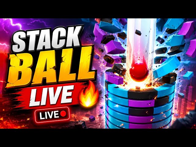 stack ball live gameplay 🔥🤩 #stackball