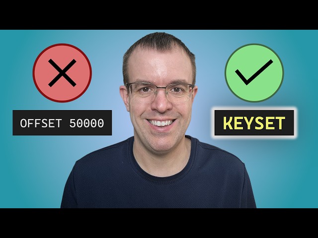 Keyset vs offset pagination in EF Core: 8ms vs 57ms