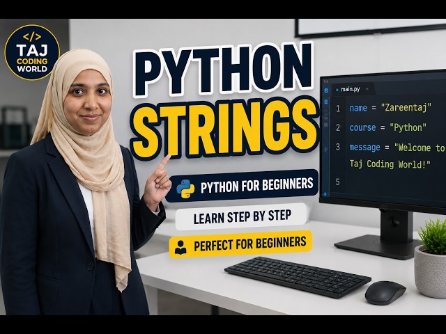 Python Strings Explained for Beginners | String Data Type in Python |  #python #coding #programming