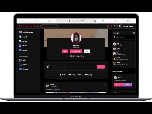ProgrammersTech Intern Project: Building an Instagram Clone Web App