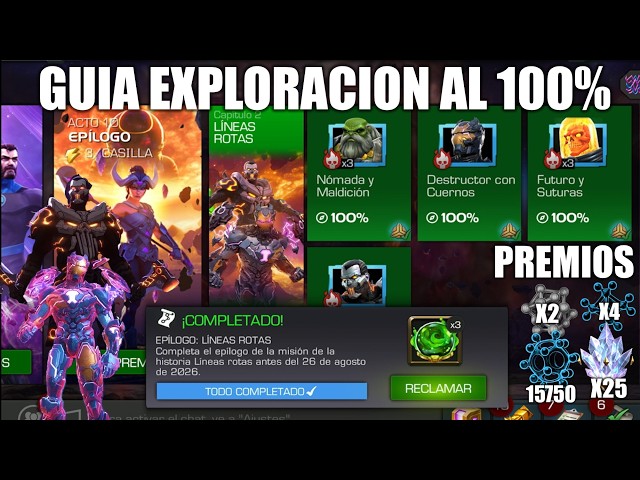 ACT 10 EPILOGUE CHAPTER 2 100% (Cerastes & Glykhan) + EXPLORATION GUIDE + TIPS - MCOC