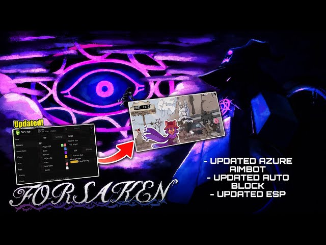 Forsaken Roblox Script – Fart Hub UPDATED! | Aimbot, Auto Block, ESP & More