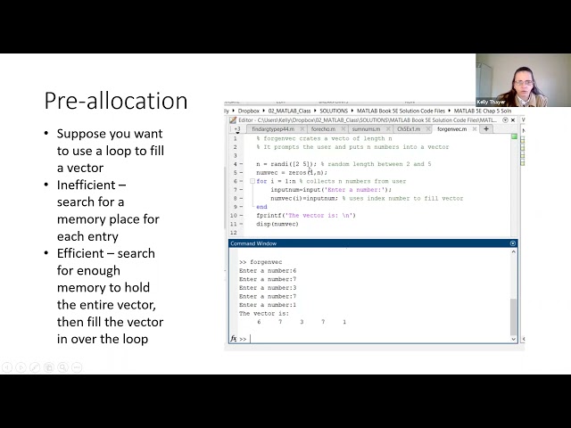 MATLAB: Looping and Vectorizing Code