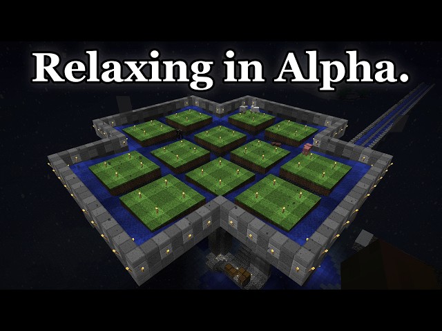 Relieving Myself in Minecraft Alpha