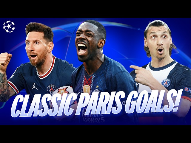 INCREDIBLE Paris Saint-Germain Goals In The Champions League!