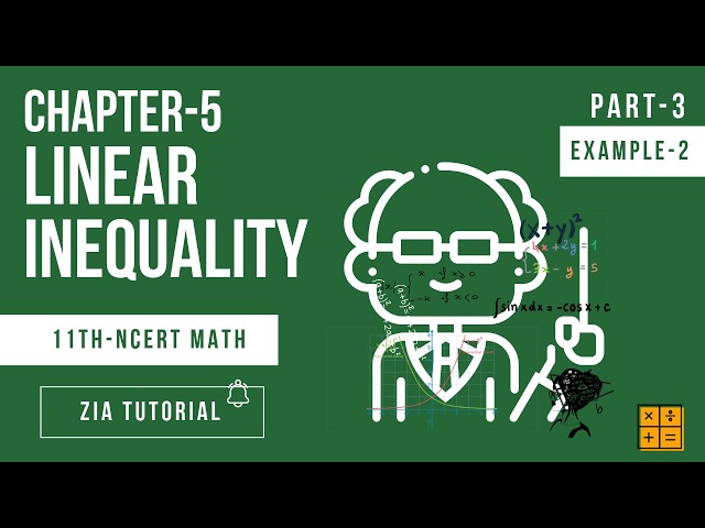 Part-3, Example 2, Class 11 Maths NCERT Solutions | Chapter 5, Linear Inequalities