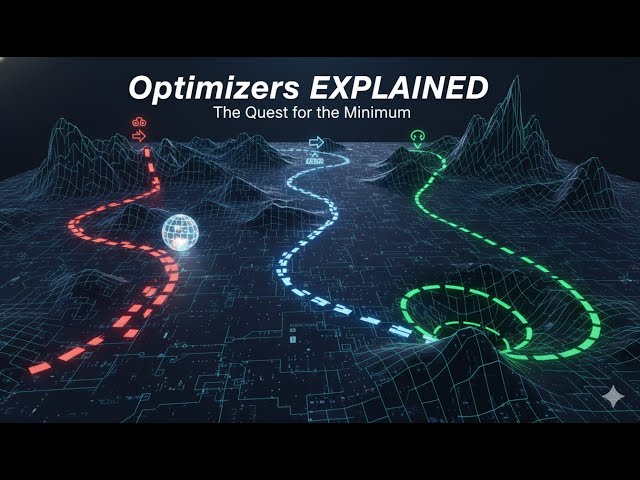 Deep Learning Optimizers Explained (Gradient Descent to Adam) : The Quest for the Minimum