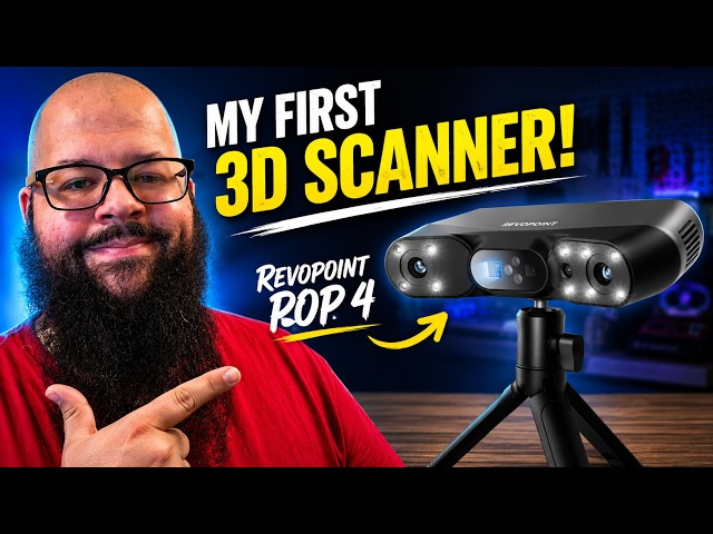 I Tried My First 3D Scanner! | Revopoint POP 4 3D Scanner