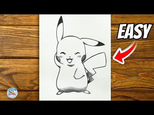 How to draw Pikachu || Easy pikachu drawing tutorial for beginners || how to draw anime step by step