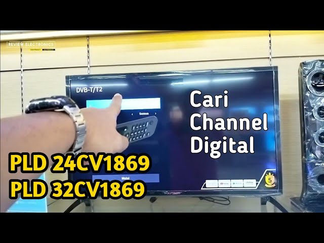 Tutorial! How to Find Digital TV Channels on Polytron Smart TV PLD 24CV1869 & PLD 32CV1869