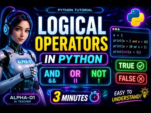 Python Logical Operators Explained in 3 Minutes 🤖