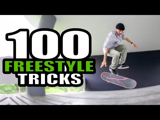 100 TRUCOS DE SKATE FREESTYLE