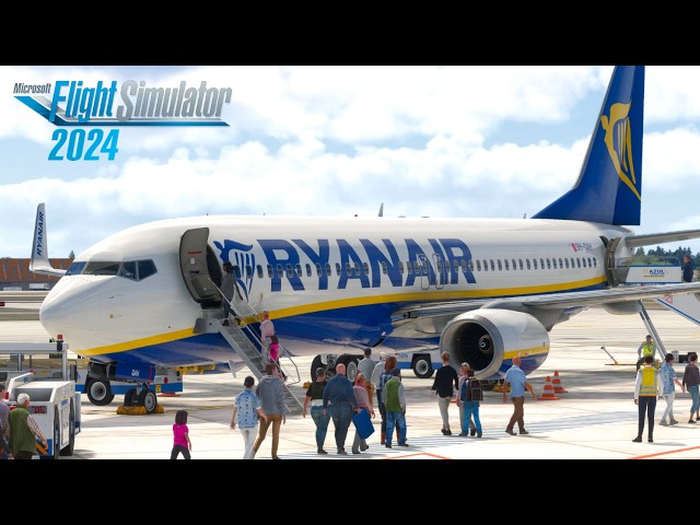 PMDG B737-800: A Ryanair EXPERIENCE! | Porto - Berlin | MSFS 2024 Full Flight