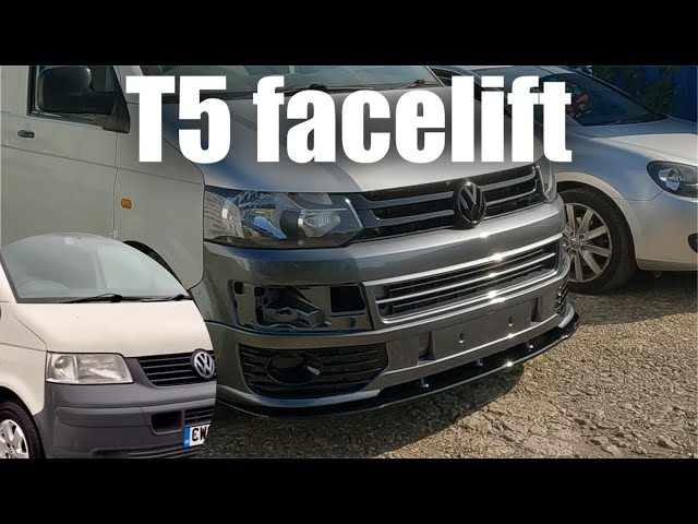 VW T5 - Cambio de imagen a T5.1 - súper fácil - serie de modificaciones ep6