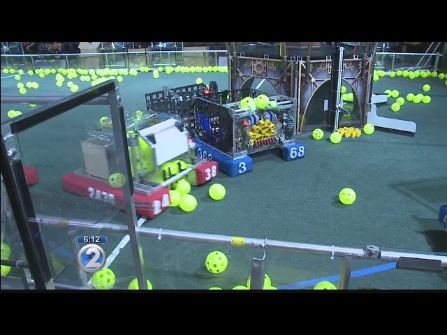 Teams from around the world battle in annual robotics competition