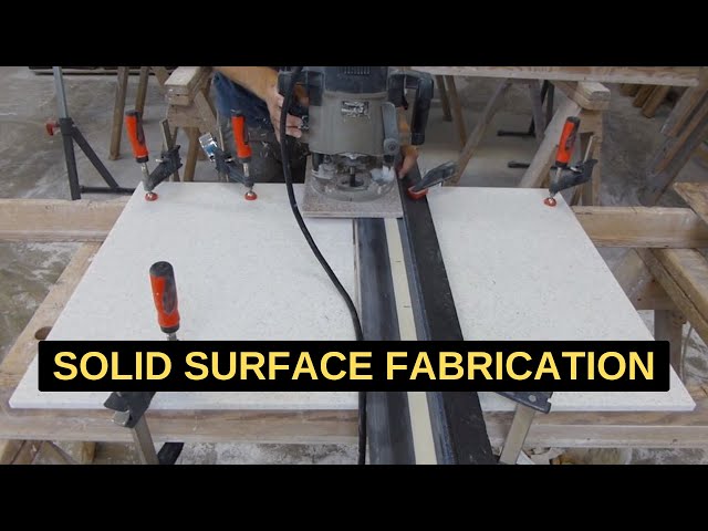 Stonia Acrylic Solid Surface Countertop Fabrication Guide