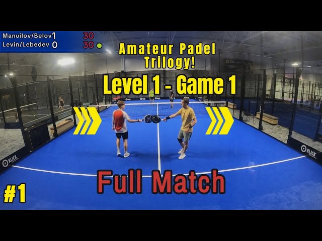 Watch Beginner Padel Players Face Off | Full Game