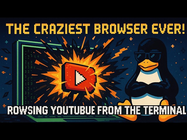 The Most INSANE Browser Ever: YouTube Without a GUI!