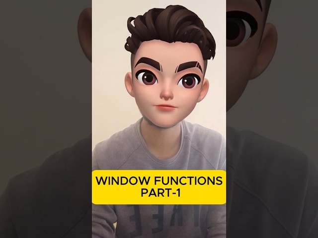 WINDOW FUNCTIONS PART-1|aggregation window function |#sqltutorial #sql #shorts #shortvideo