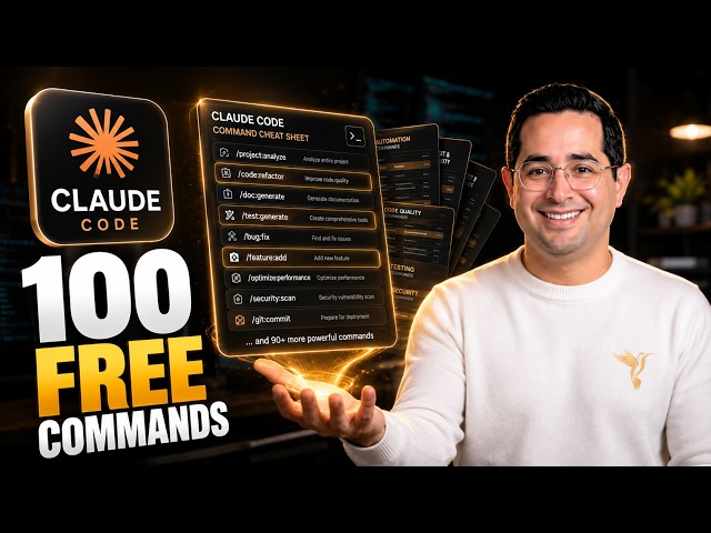 100 Claude Code Commands for FREE