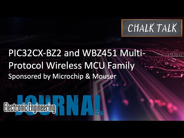 PIC32CX-BZ2 and WBZ451 Multi-Protocol Wireless MCU Family -- Microchip and Mouser Electronics