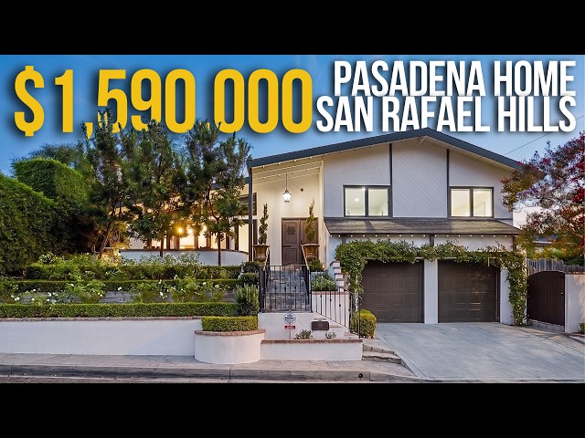 Inside a Stunning San Rafael Hills Pasadena Home #homesforsale