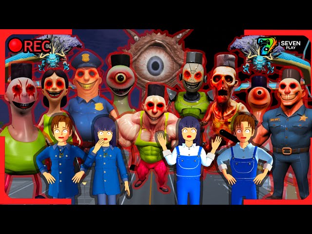 CCTV Rekam Seluruh Pasukan Anomali Hamood Habibi Serang Semua Kota Yuta Mio|SAKURA SCHOOL SIMULATOR