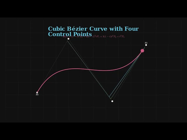 Why Vector Graphics Never Pixelate: The Math of Bézier Curves