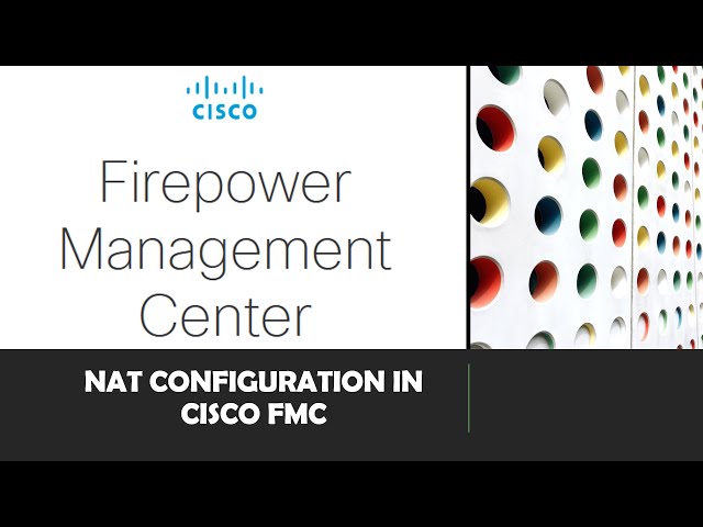 NAT Configuration in FMC (sNAT and dNAT)