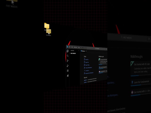 VS CODE FOLDER SETUP | HTML CSS PART 1