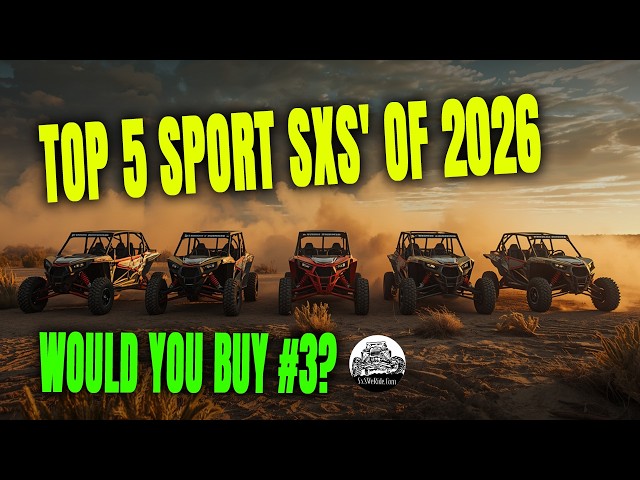 Top 5 Sport SxS of 2026 (Highest HP) | Teryx H2 vs Maverick R vs RZR Pro R