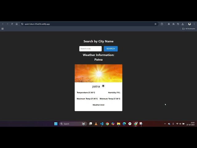 WeatherApp Using React