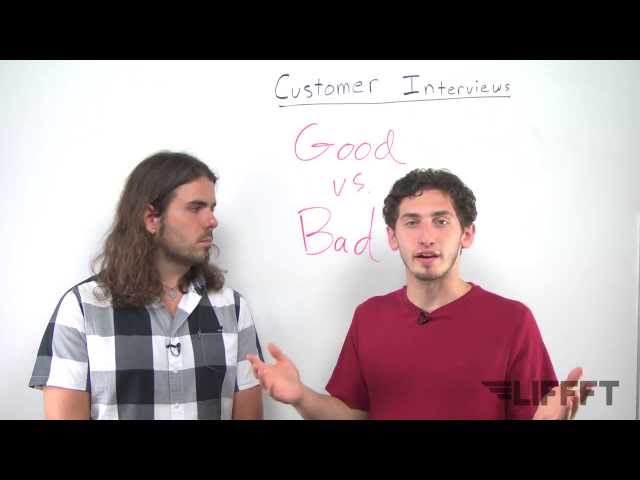 Good and Bad Examples of Customer Interview Questions