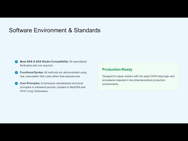 Biostatistics with SAS