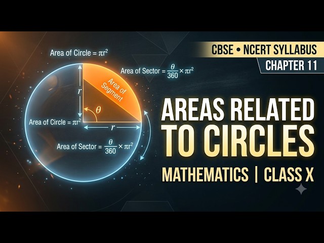 10th CBSE NCERT: Maths Chapter 11: Areas Related to Circles | Full Chapter Explanation & Solutions