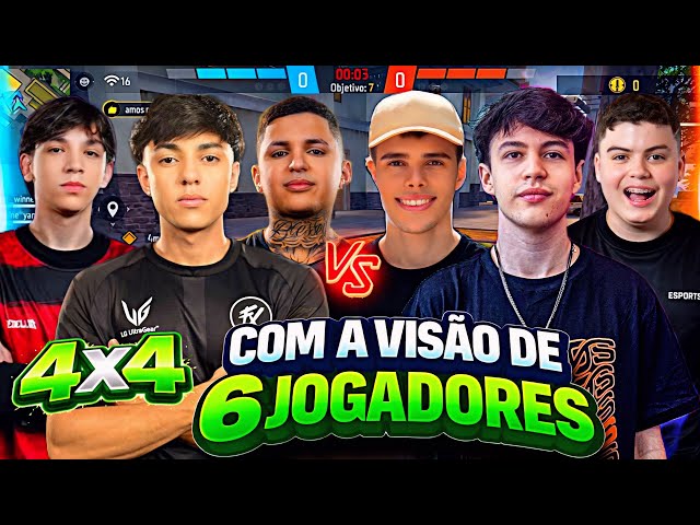 🔥 4X4 BET R$1000! 6 PLAYER VIEW! MARECHAL, TWO9 & PHZIN vs MANOMAX, MANDELA & ELTIN 😱💸