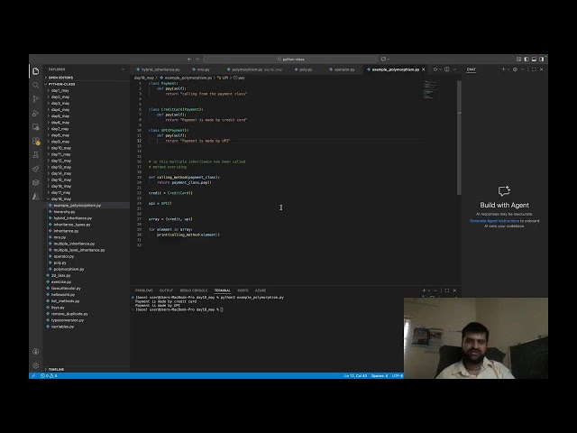 Explaination of polymorphism in python language