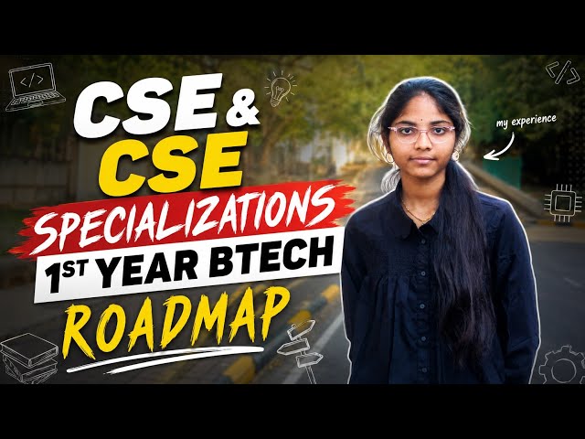 🚀CSE & CSE Allied branches Btech 1st year Roadmap | Telugu | Computer science | Skills | Coding 