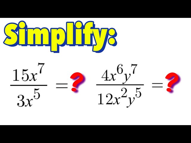 Quotient Rule for Exponents