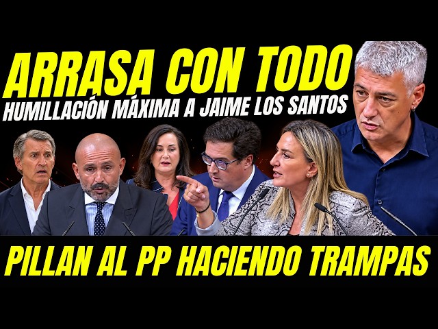 JAIME DE LOS SANTOS GETS A TASTE OF HIS OWN MEDICINE: PSOE MINISTER HANDS HIM THE BIGGEST HUMILIA...
