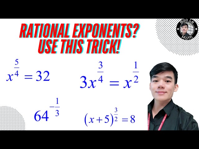 Solving an Equation Involving Rational Exponents | Algebra 2