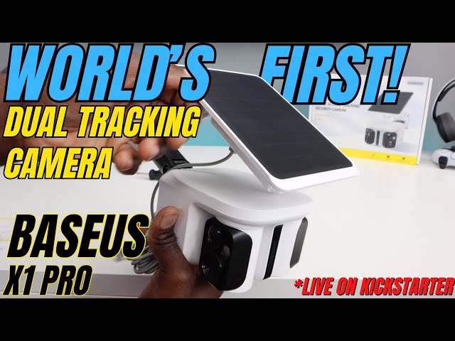 Baseus X1 Pro | The World's First Smart AI Dual-Tracking Security Camera