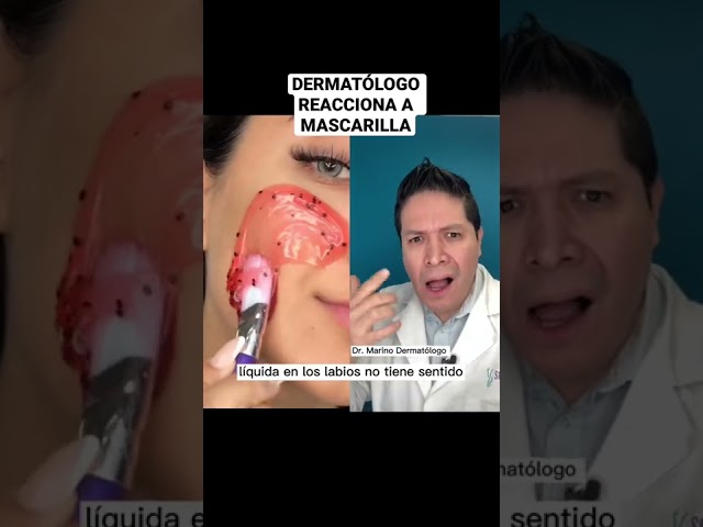 DERMATOLOGIST REACTS TO MASK. #dermatologist #doctor #facialmasks #masks #skincare