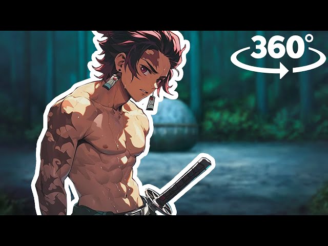 360° Demon Slayer Hashira Training | Tanjiro Workout (Hardstyle Mix)
