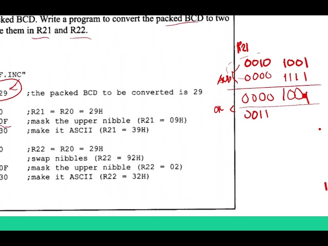 Chapter 6 AVR: BCD to ASCII and ASCII to BCD