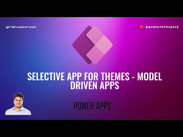 How to apply modern theme to selected model driven app (new look) in the same environment?