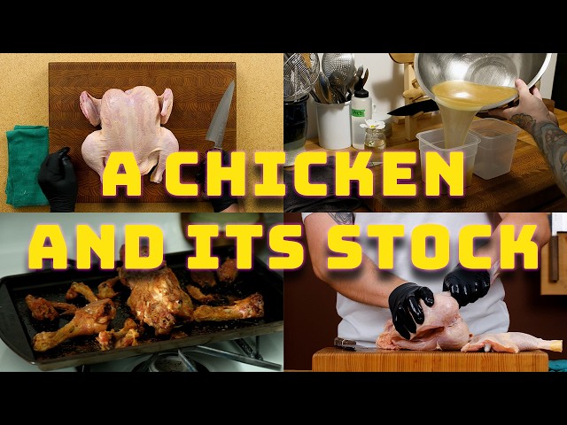 A CHICKEN AND ITS STOCK - HONESUKI BUTCHERY